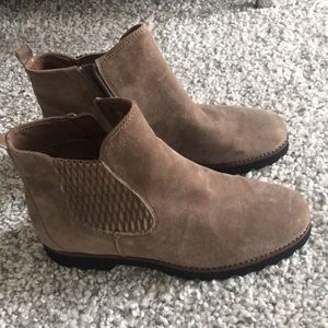 Suede booties